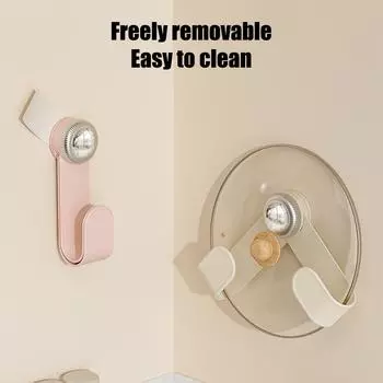 Подставка для крышки кастрюли на присоске, настенная, бездыроколная, многофункциональная, держатель для хранения крышки кастрюли на кухне 2PCS