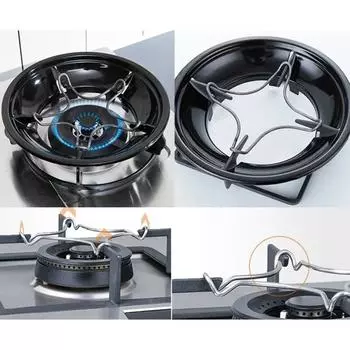 Подставка для кухонной кастрюли, хромированная газовая плита из нержавеющей стали, кофеварка, кронштейн для плиты