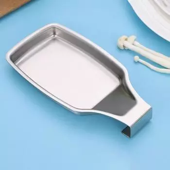 Подставка для кухонной ложки из нержавеющей стали, термостойкая посуда, держатель для лопатки, лоток, товары для распродажи серебряный