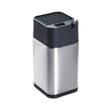 Подставка для кухонных ножей из нержавеющей стали на 1-10 шт. с заточкой и гнездом для ножниц