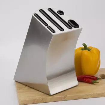Подставка для кухонных ножей из высококачественной нержавеющей стали, многофункциональная подставка для кухонных приборов, органайзер для столовых приборов