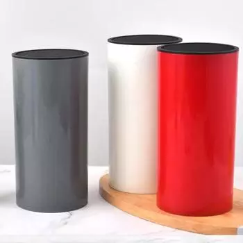 Подставка для кухонных ножей, многофункциональное вставное хранилище, керамические ножницы для поваров, кухонные принадлежности, ножи, инструменты, органайзер красный