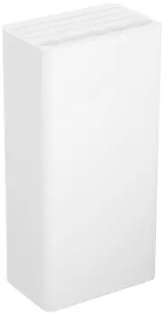 Подставка для кухонных ножей Yamazaki Jitsugyo, белая, Ш11 x Г7 x Держатель для ножей Tower, подставка для ножей 3512 и прибл.. Высота 22,3 см