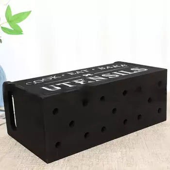 Подставка для кухонных принадлежностей Ретро-дизайн Прочный контейнер для хранения инструментов для