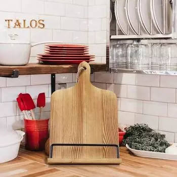 Подставка для кулинарной книги, деревянная подставка для кулинарной книги, регулируемая по высоте, нескользящая конструкция, настольная подставка для кулинарной книги