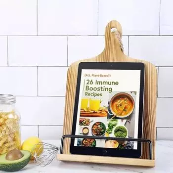 Подставка для кулинарной книги, деревянная подставка для кулинарной книги, регулируемая по высоте, нескользящая конструкция, настольная подставка для кулинарной книги