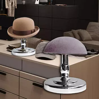 Подставка для купольной шляпы, держатель, отдельно стоящая, устойчивое нескользящее основание, 20 см жёлтый