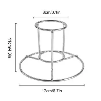 Подставка для курицы Leeseph Beer Can, вертикальная подставка для жарки курицы из нержавеющей стали, подставка для коптильни, аксессуары для барбекю серебряный