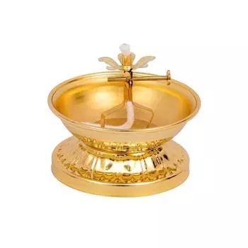 Подставка для лампы из сплава, масляная лампа, масляная лампа, бытовые лампы с вечным горением, буддийские принадлежности для рабочего стола