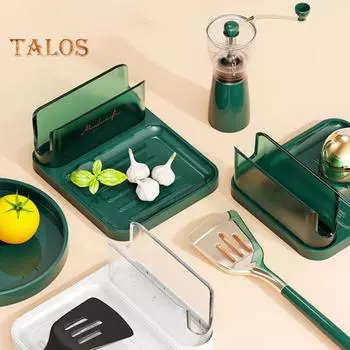 Подставка для ложки, устойчивая основа, экономия места, легко моющаяся, прочная подставка для крышки кастрюли, подставка для ложки, товары для дома белый