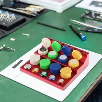 Подставка для масленки часового масла Чашки для часовщиков Инструменты для чашек Многоразовые алюминиевые сплавы Легкие для обслуживания