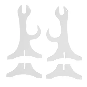 Подставка для меча, двухслойная акриловая устойчивая основа, держатель для демонстрации самурайского меча, домашний декор для коллекции прозрачный