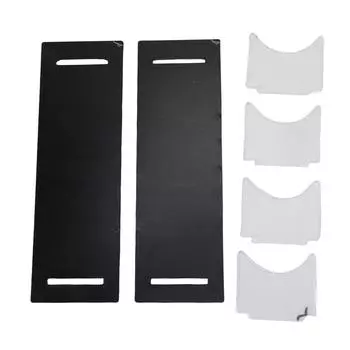 Подставка для мечей из акрила, экономящая место, простая в сборке, многофункциональная подставка для хранения мечей и волшебных палочек чёрный