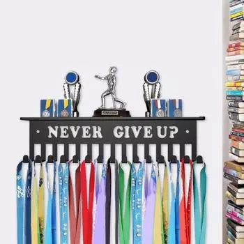 Подставка для медалей, металлический крючок для медалей, подставка для наград, трофеев и достижений, настенный органайзер с крючками для подвешивания медалей S
