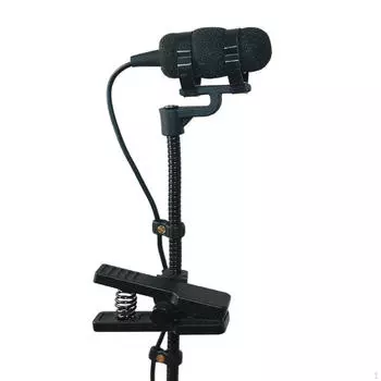 Подставка для микрофона для саксофона без зажима для скрипки, конденсаторные микрофоны с гусиной шеей