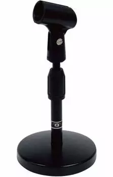 Подставка для микрофона Kikutani Tabletop с регулировкой высоты и держателем микрофона 225 мм~330 мм AD-11 чёрный