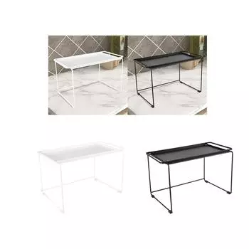 Подставка для микроволновой печи, подставка для специй, шкаф, полка, органайзер для стола, домашнего офиса белый