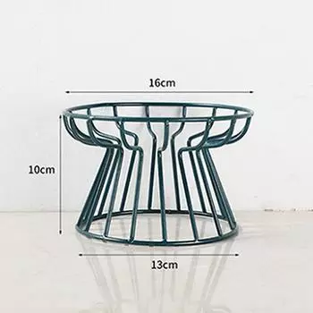 Подставка для мисок для домашних животных из железа с одним подносом, стойка для кошачьего корма, препятствующая опрокидыванию, стойка для собачьего корма чёрный