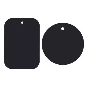 Подставка для мобильного телефона, магнитная направляющая, металлические наклейки для магнитного крепления, 0,5 мм, наклейка на приборную панель автомобиля