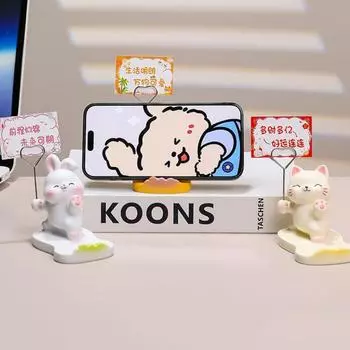 Подставка для мобильного телефона Memo, фигурка животного, держатель для мобильного телефона, креативный держатель для телефона, аксессуары для телефона rabbit
