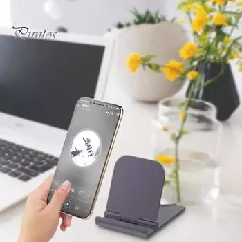 Подставка для мобильного телефона, складная, регулируемая, универсальная, настольная, держатель для планшета, смартфона для рабочего стола чёрный