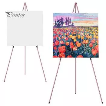 Подставка для мольберта, складная, переносная, металлическая, штативная, художественная, регулируемая, мольберт для живописи на холсте, свадебный знак белый