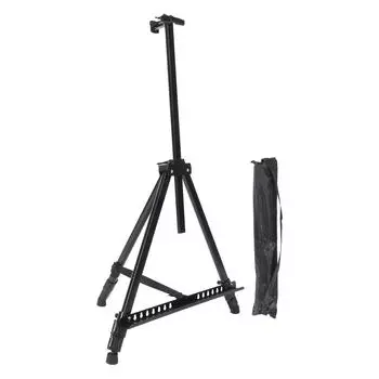 Подставка для мольберта, железная, регулируемая, складная, треугольная, устойчивая, художественная подставка для стола, напольной живописи