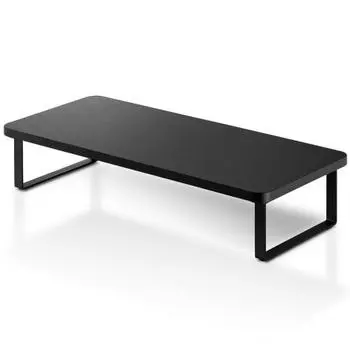 Подставка для монитора ELECOM высотой 12 см, совместимая с полным отсеком для хранения клавиатуры, черная PCA-DPSW5925BK