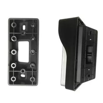 Подставка для монтажа дверного звонка Крепление для видеодомофона Настенное Избегайте сверления Кронштейн для дверного звонка Для домов Квартир Офиса чёрный