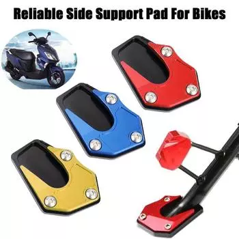 Подставка для мотоцикла, боковая подставка для ног, удлинитель, нержавеющая, коррозионностойкая, нескользящая, повышенная устойчивость, подножка для мотоцикла, подножка чёрный