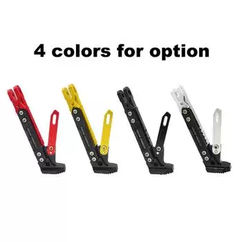 Подставка для мотоцикла, регулируемый держатель штатива, универсальная алюминиевая модифицированная боковая подставка для ног для двигателя золотой