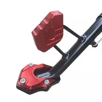 Подставка для мотоцикла. Удлинитель ног. Боковая подставка. Улучшенная конструкция подушечки. Стабильность. Нескользящая. Легко перемещается. A чёрный