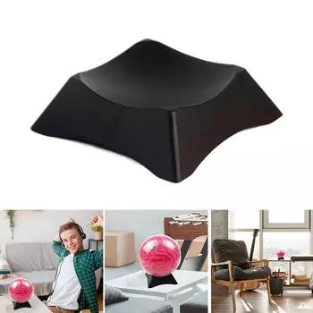 Подставка для мяча, держатель для дисплея, стойка для футбола, регби, баскетбола, база для волейбола, Suppo Z5P5 black-One-size