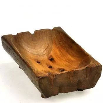 Подставка для мыла в деревенском стиле, креативная деревянная подставка для мыла, кухонная раковина коричневый