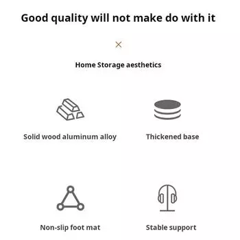 Подставка для наушников из алюминиевого сплава, нескользящая подставка для игровой гарнитуры, держатель для игровой гарнитуры для Airpods Max/HyperX/Beats/Sennheiser серый