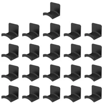 Подставка для наушников, клейкий настенный держатель для игрового кронштейна для наушников (черный) Q