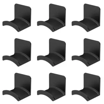 Подставка для наушников, клейкий настенный держатель для игрового кронштейна для наушников (черный)