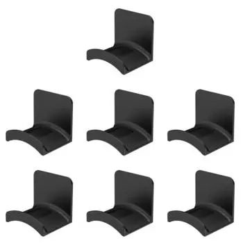 Подставка для наушников, клейкий настенный держатель для игрового кронштейна для наушников (черный) Q