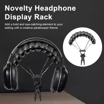 Подставка для наушников парашютиста-солдата, уникальный 3D-дизайн, надежная поддержка, игровые наушники, гарнитура