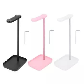 Подставка для наушников с нескользящим дном, держатель для игровой гарнитуры, вешалка для всех размеров, спальни, офиса, Reco Black