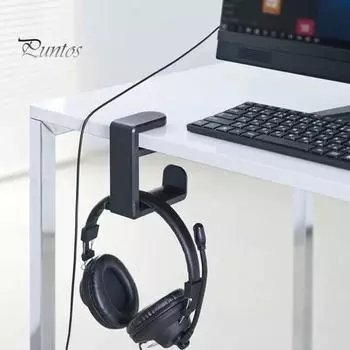 Подставка для наушников с вращением на 360 градусов, устойчивая к падениям, подставка для игрового контроллера, стойка для хранения гарнитуры с утолщенной силиконовой прокладкой розовый