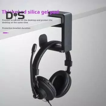 Подставка для наушников с вращением на 360 градусов, устойчивая к падениям, подставка для игрового контроллера, стойка для хранения гарнитуры с утолщенной силиконовой прокладкой розовый