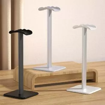 Подставка для наушников, устойчивая, универсальная, из алюминиевого сплава, игровой настольный держатель для гарнитуры, вешалка, органайзер, стойка чёрный