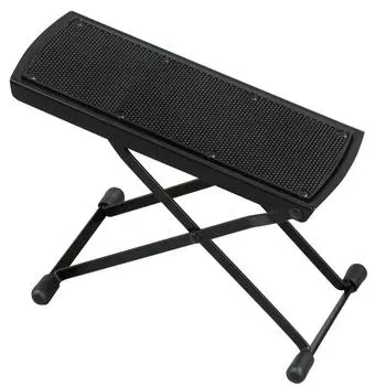 Подставка для ног для гитары Kikutani, утюг, вес 570 г, регулировка по высоте, 6 уровней, GF-3, черный