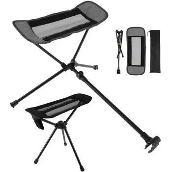 Подставка для ног для походного стула Складная подставка для ног для кемпинга Портативный походный стул Подставка для ног Выдвижная подставка для ног для кемпинга Уличное кресло-гамак