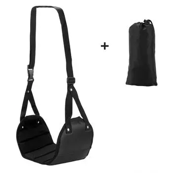 Подставка для ног для путешествий на скоростной железной дороге в самолете, подставка для ног для дальних поездок на автомобиле, гамак для ног, переносной гамак для ног, качели, педаль для ног чёрный