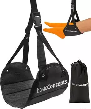 Подставка для ног, гамак, офисная подставка для ног, ремень для самолета, высокоскоростная железнодорожная подставка для ног, гамак чёрный