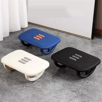 Подставка для ног-качалок под столом на работе, подставка для ног под столом для использования, эргономичная подставка для ног под столом с подставкой для массажа ног для дома One Size чёрный