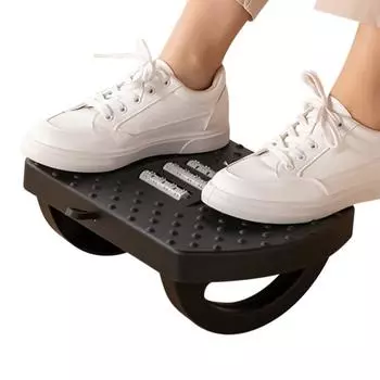 Подставка для ног под рабочий стол с массажными роликами, регулируемая подставка для ног с возможностью поворота на 180 градусов, эргономичный табурет для ног CHINA