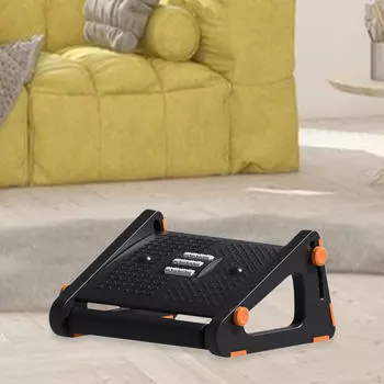 Подставка для ног под стол, подставка для ног, противоскользящая, регулируемая, с подставкой под угол для игр и путешествий